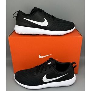 Nike Roshe G‎ Black White Golf Shoes CD6065 001 Men's Sz 8.5 / Women's Sz 10